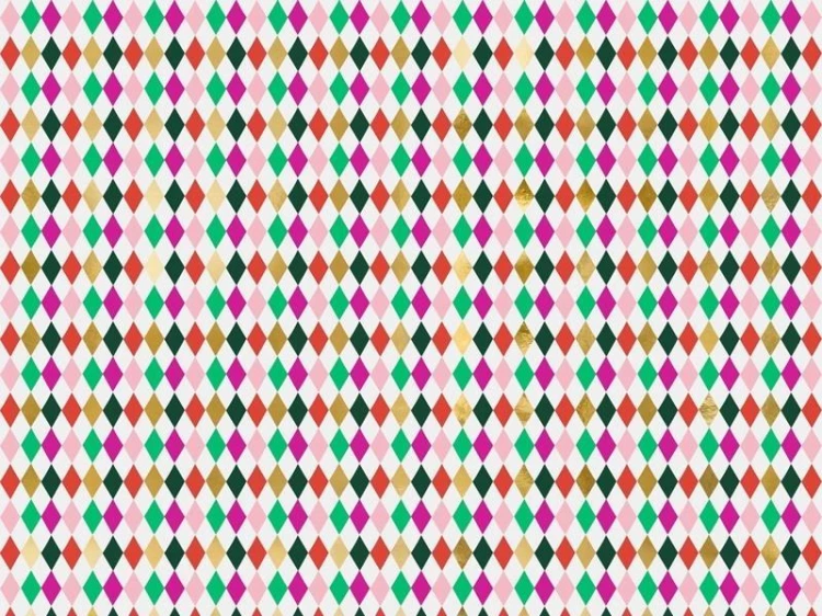 Papier do pakowania - Romby 70x200cm, PartyDeco