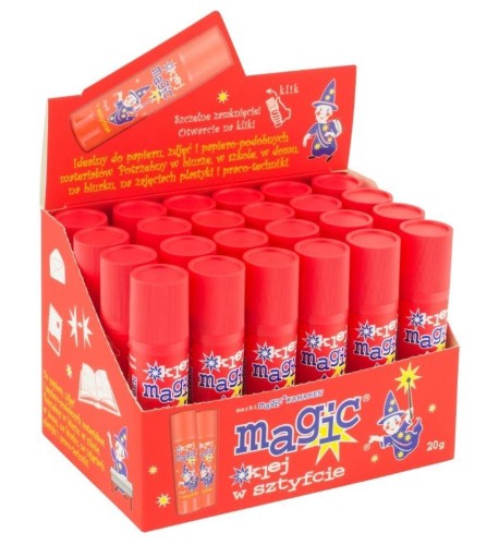 Klej Magic sztyft 20g (24szt), Kamaben