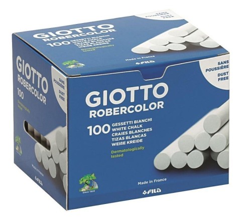 Kreda biała 100szt GIOTTO, Giotto