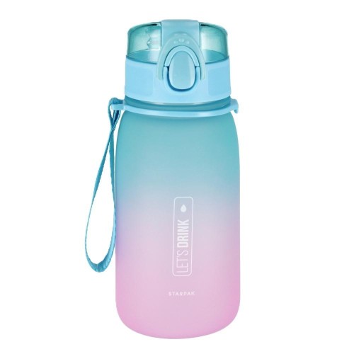 Bidon 400ml ombre blue-pink, STARPAK