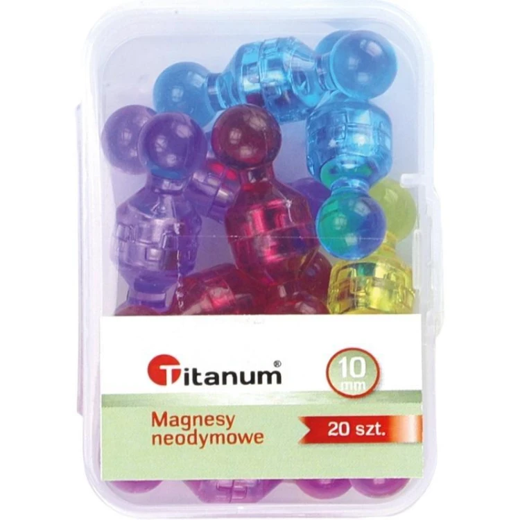 Magnesy neodymowe pionki 20szt, Titanum