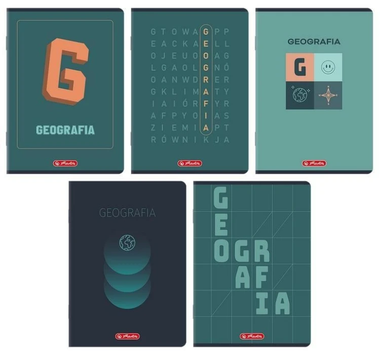 Zeszyt A5/60K kratka Geografia (10szt) HERLITZ
