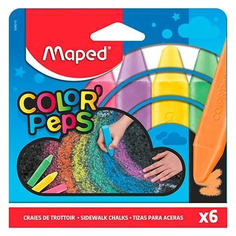 Kreda chodnikowa Colorpeps 6 kolorów, Maped