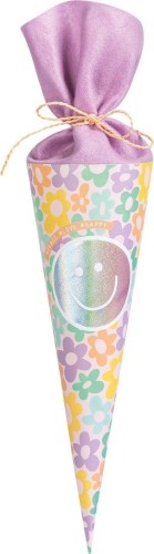 Rożek tyta pierwszoklasisty Happy Hippie 35cm