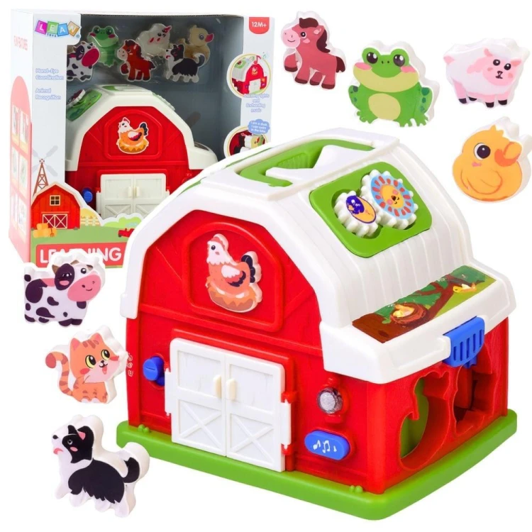 Interaktywny domek farma muzyczna, Leantoys