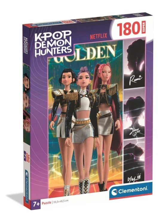 Puzzle Super 180 K-pop Demon Hunters, Clementoni