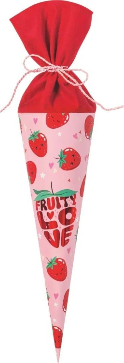 Rożek tyta pierwszoklasisty Fruity Love 35cm