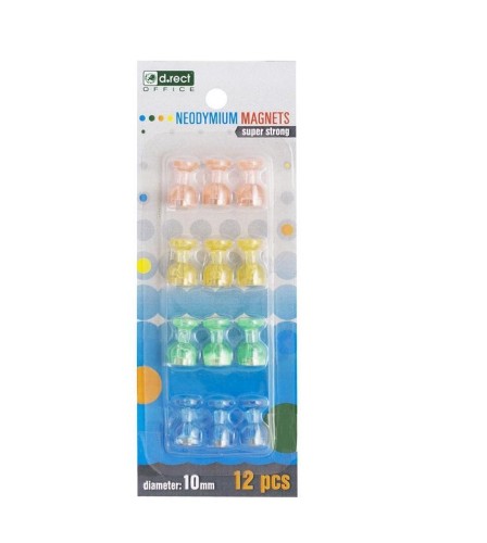 Magnesy neodymowe Beczułki 12 sztuk D.RECT, D.RECT