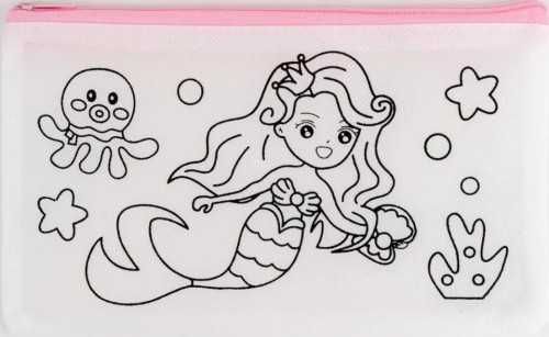 Piórnik etui Tinting mermaid, Fandy