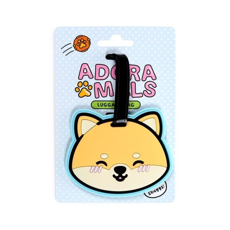 Zawieszka bagażowa z PVC - Adoramals Shiba