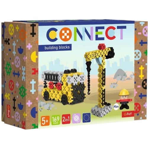 Klocki Connect - Żuraw / Dźwig HDS M TREFL, Trefl
