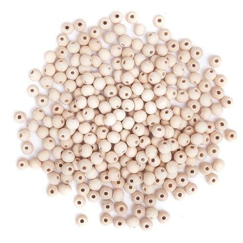 Koraliki drewniane kulki 8mm, Dalprint