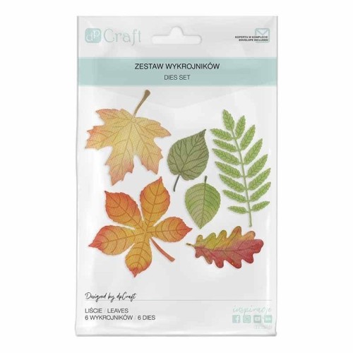 Wykrojniki - liście 6szt, Dalprint