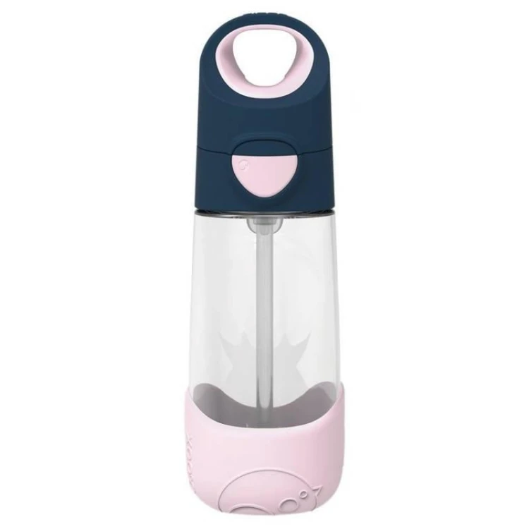 Butelka tritanowa ze słomką Indigo Rose 450ml