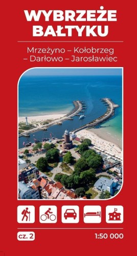 Mapa turystyczna - Wybrzeże Bałtyku cz.2 Mrzeżyno