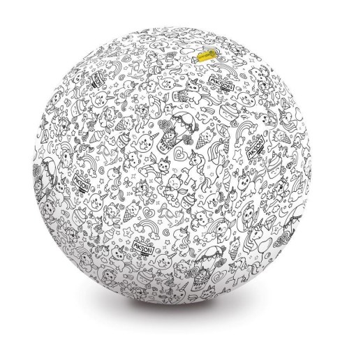 Piłka balonowa do kolorowania jednorożce 85cm
