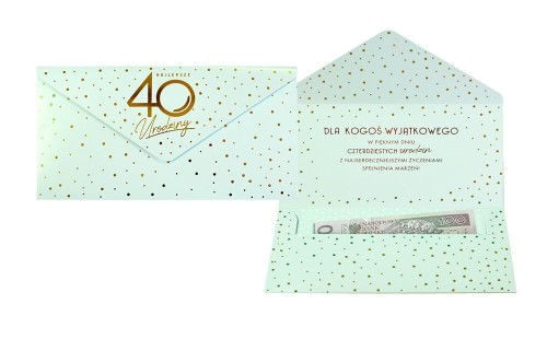 Koperta podarunkowa Elite Urodziny 40