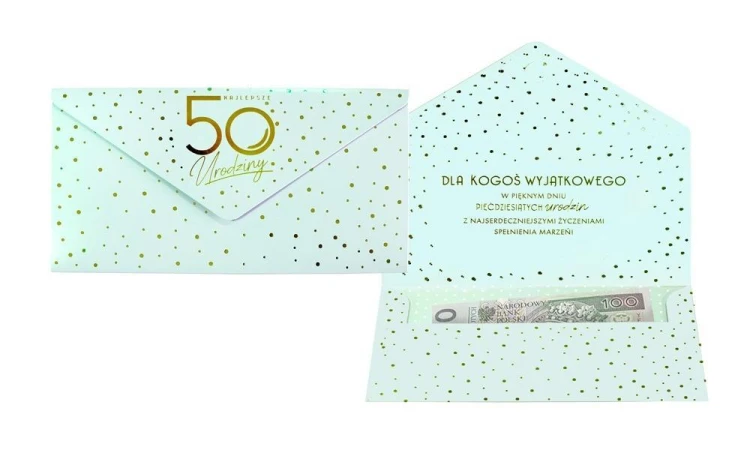 Koperta podarunkowa Elite Urodziny 50