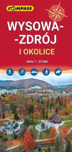 Mapa turystyczna Wysowa-Zdrój i okolice 1:35 000