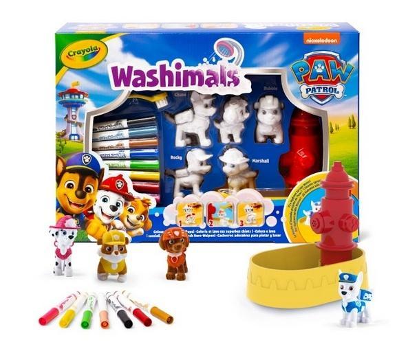 Figurki zmywalne do malowania Psi Patrol 5szt