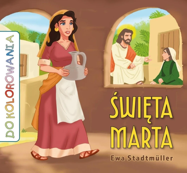 Św. Marta - kolorowanka