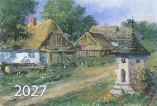 Kalendarz 2027 trójdzielny Kapliczka