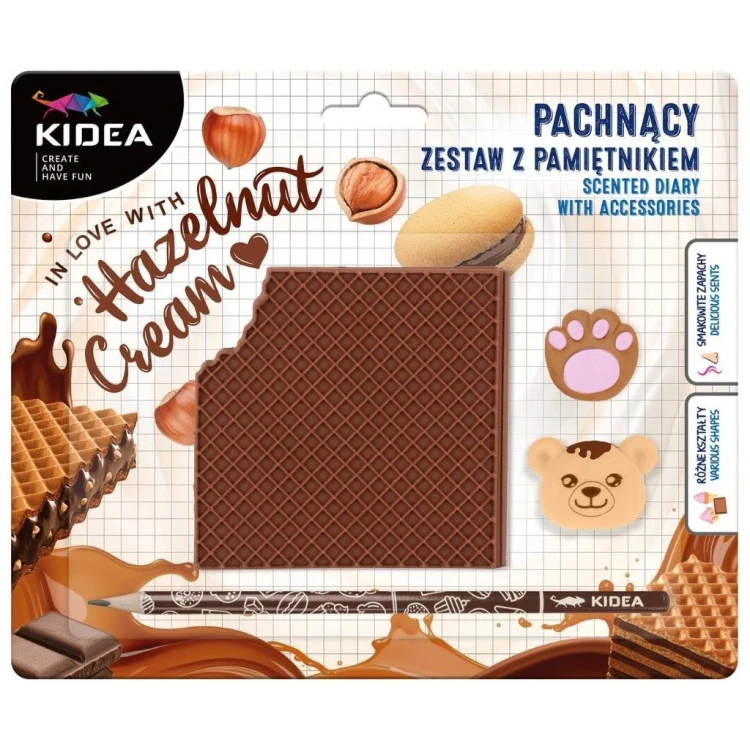 Pamiętnik z akcesoriami Wafelek KIDEA, DERFORM