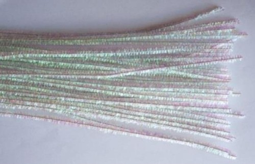 Druciki kreatywne białe 30cm 40szt, Brewis