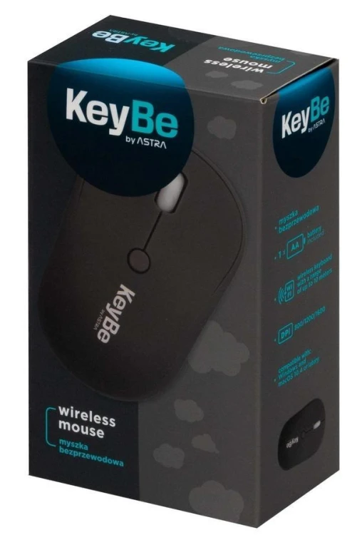 Myszka bezprzewodowa Black