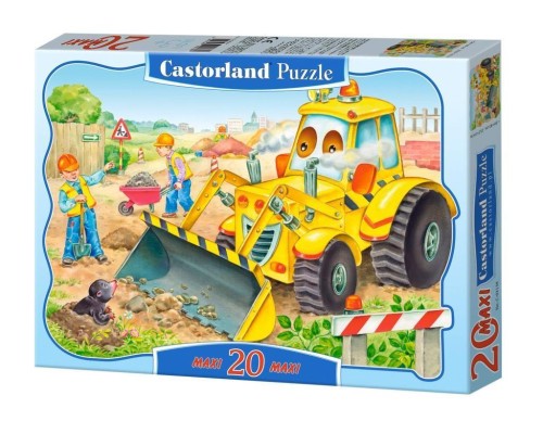 Puzzle 20 maxi - Spychacz CASTOR, Castorland