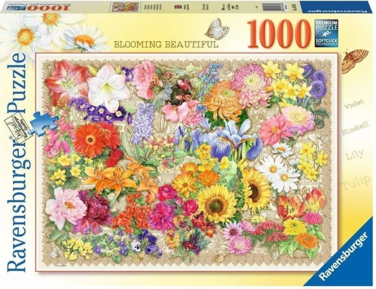 Puzzle 1000 Kwitnące kwiaty, Ravensburger