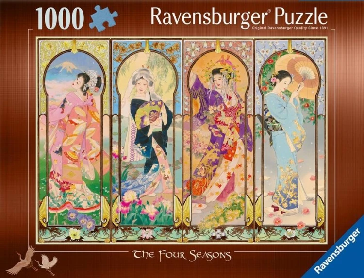 Puzzle 1000 Cztery pory roku, Ravensburger