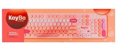 Klawiatura bezprzewodowa Lovely Pink
