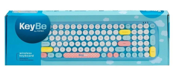 Klawiatura bezprzewodowa Candy Blue