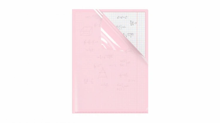 Ofertówka A4 L PP pastel różowy (8szt), Biurfol