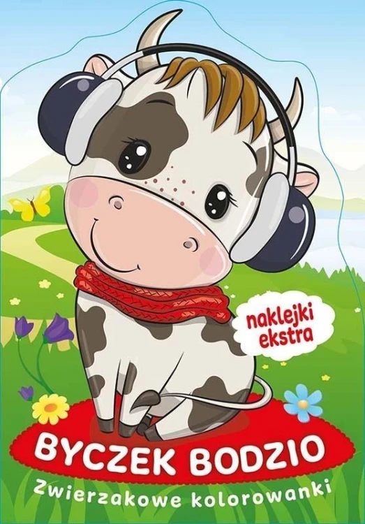 Zwierzakowe kolorowanki. Byczek Bodzio