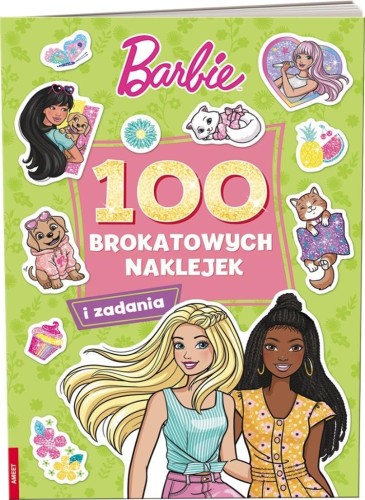 Barbie. 100 Brokatowych naklejek, praca zbiorowa