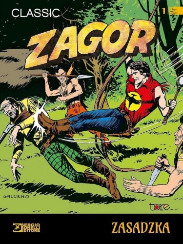 Zagor T.1 Zasadzka, Guido Nolitta, Gallieno Ferri