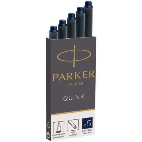 Naboje z atramentem Quinkgranatowe 5szt, Parker