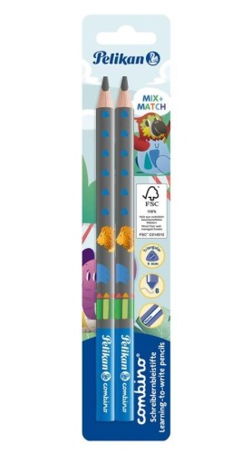 Ołówek Combino blue 2szt, PELIKAN