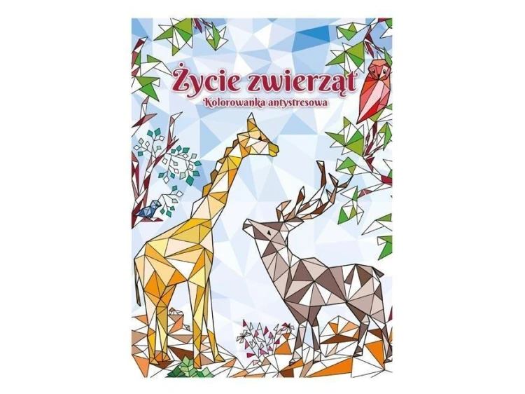 Kolorowanka antystresowa Życie zwierząt 21x29cm