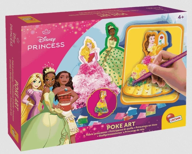 Zestaw Poke Art zksiężniczkami Disney'a, Lisciani