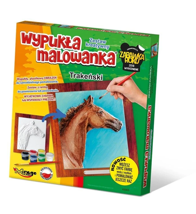 Wypukła malowanka Konie - Trakeński, Mirage Hobby