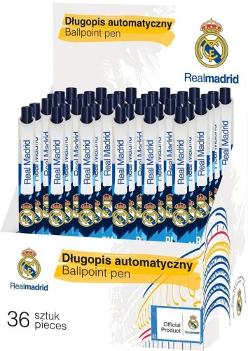 Długopis aut. RM-154 Real Madrid 4 (36szt) ASTRA