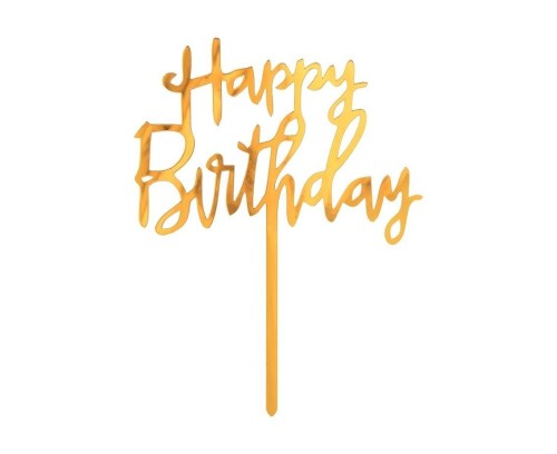 Dekoracja akrylowa B&C Happy Birthday 14x10cm