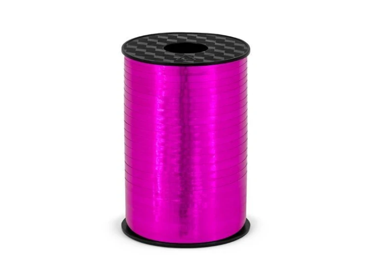 Wstążka plastikowa c. różowy 5mm/225m