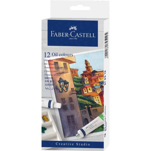 Farby olejne Creative Studio 12kol FABER CASTELL