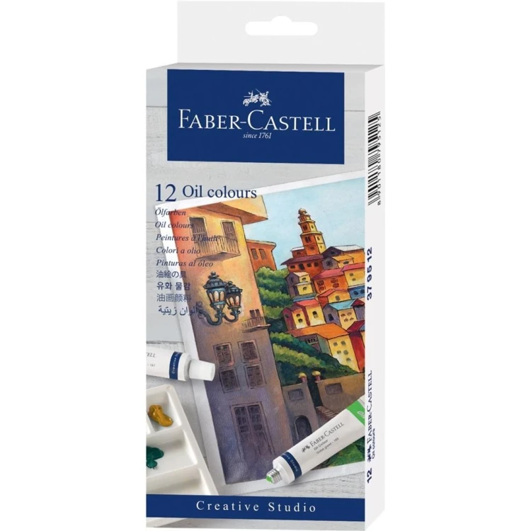 Farby olejne Creative Studio 12kol FABER CASTELL