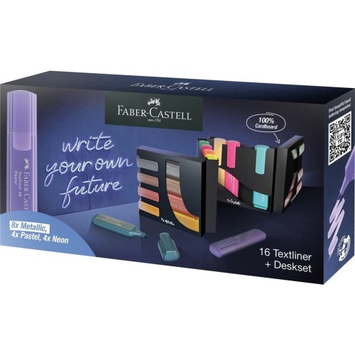 Zakreślacz 1546 16 kolorów FABER CASTELL