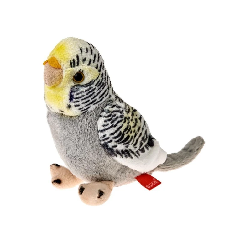 Papuga falista szara 13cm, Beppe